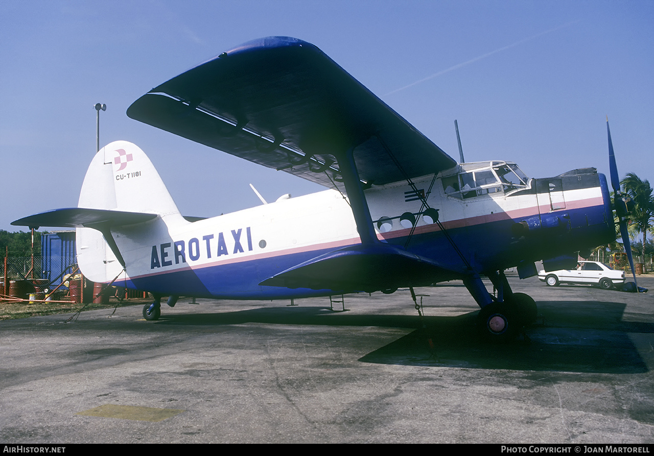 Aircraft Photo of CU-T1181 | Antonov An-2R | Aerotaxi | AirHistory.net #539615