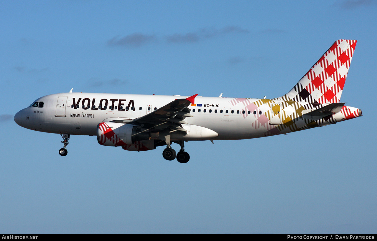 Aircraft Photo of EC-MUC | Airbus A319-111 | Volotea | AirHistory.net #539619