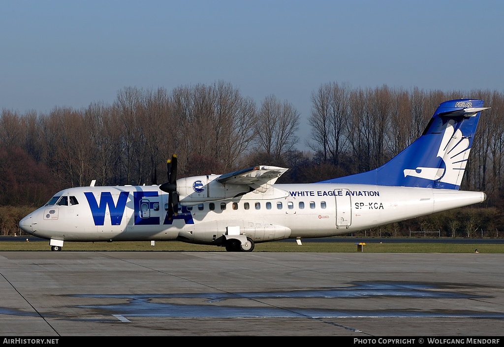 Aircraft Photo of SP-KCA | ATR ATR-42-300 | White Eagle Aviation - WEA | AirHistory.net #539644