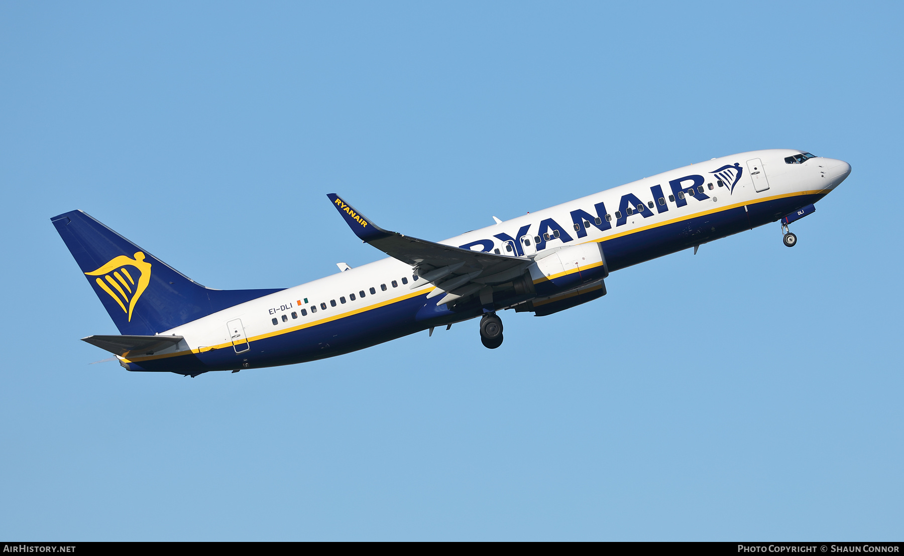 Aircraft Photo of EI-DLI | Boeing 737-8AS | Ryanair | AirHistory.net #539649