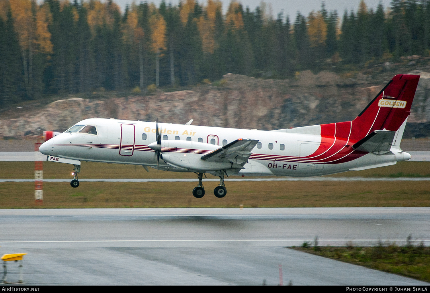 Aircraft Photo of OH-FAE | Saab 340A(QC) | Golden Air | AirHistory.net #539679
