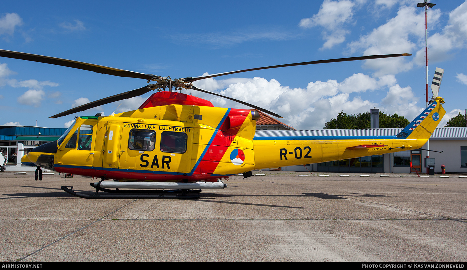 Aircraft Photo of R-02 | Agusta AB-412SP Grifone | Netherlands - Air Force | AirHistory.net #539697