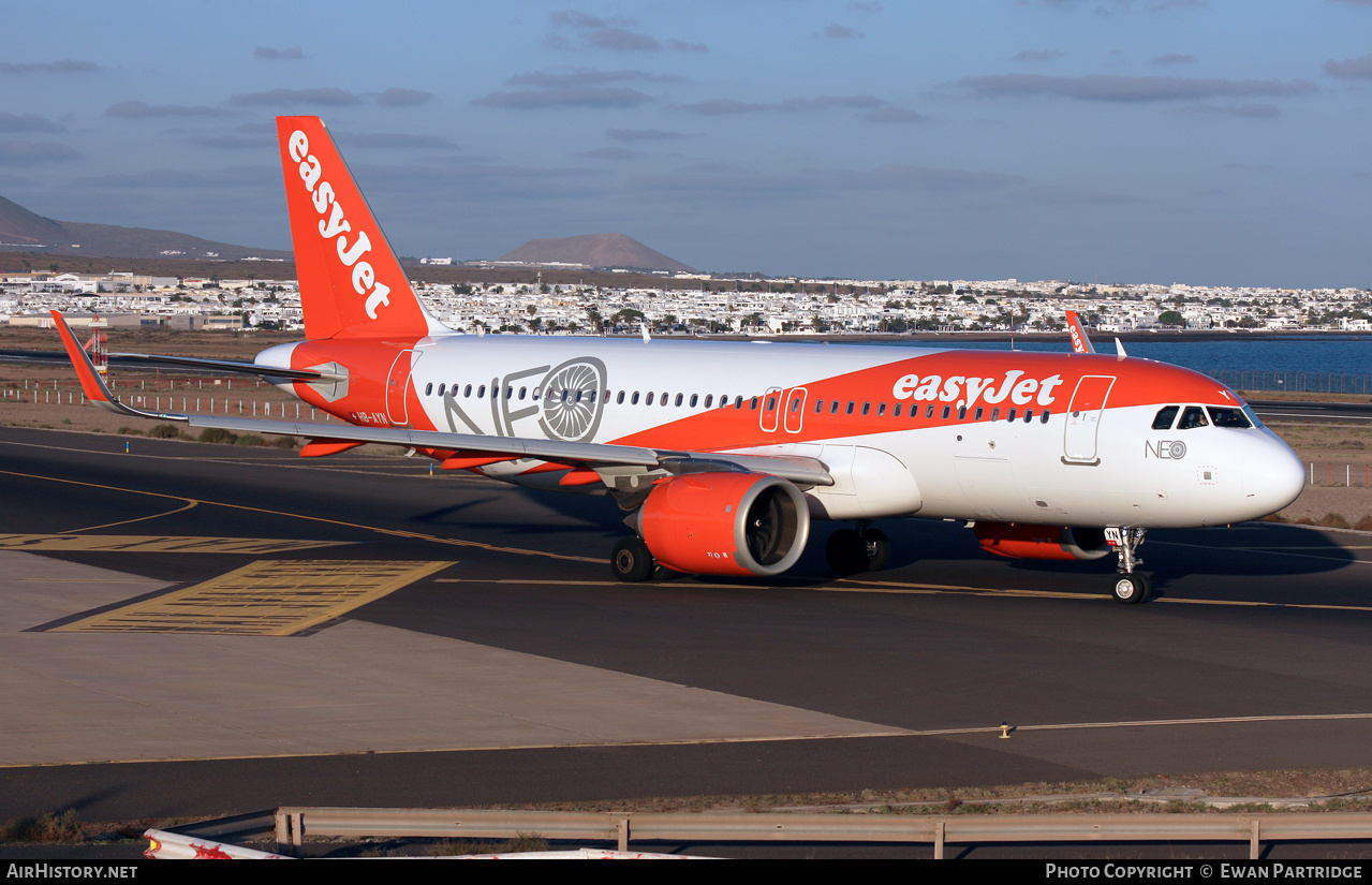 Aircraft Photo of HB-AYN | Airbus A320-251N | EasyJet | AirHistory.net #539707