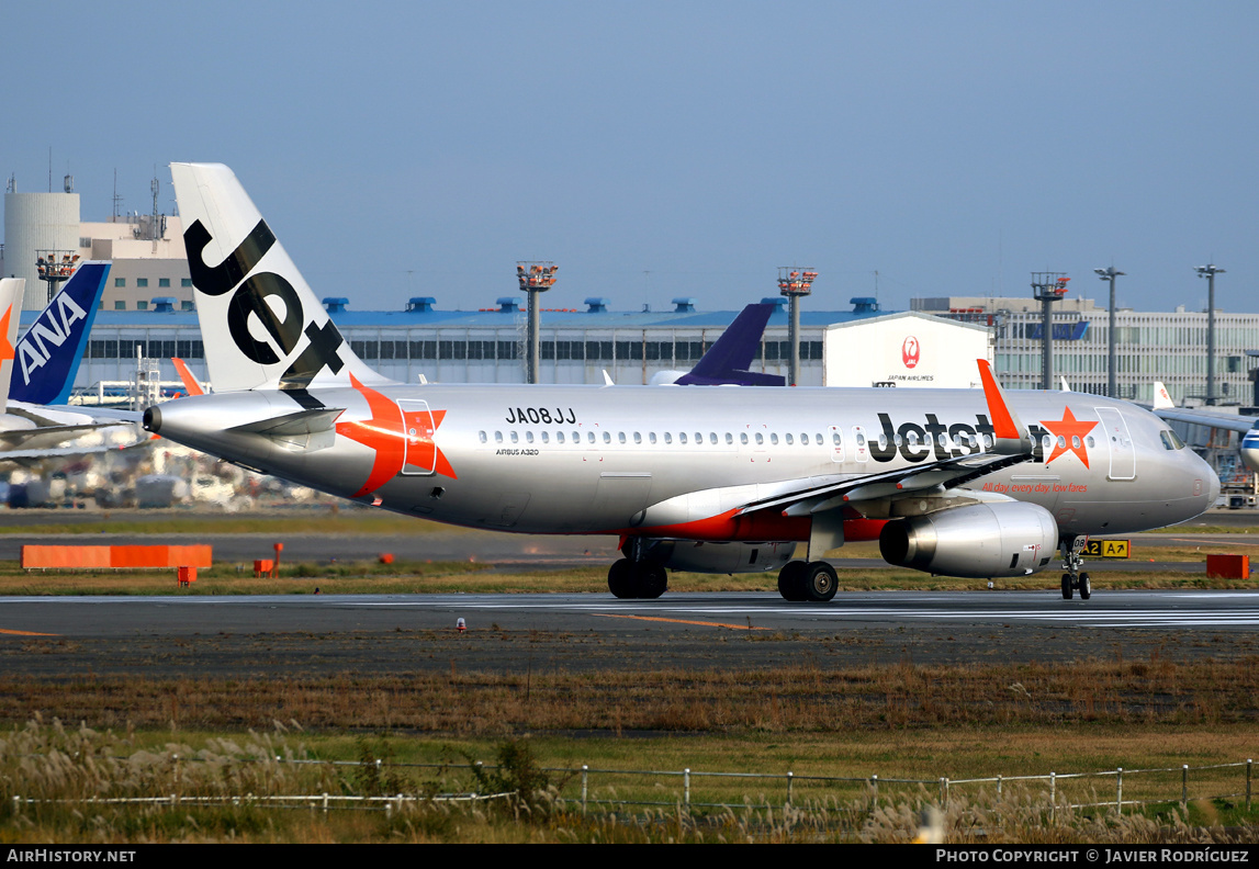 Aircraft Photo of JA08JJ | Airbus A320-232 | Jetstar Airways | AirHistory.net #539740