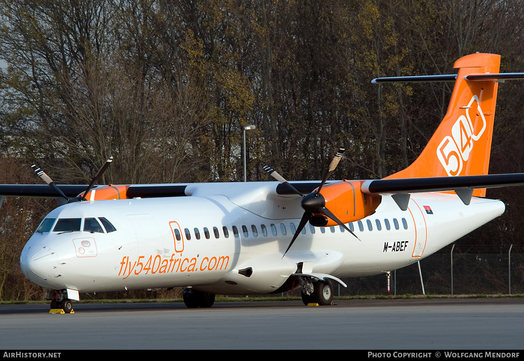 Aircraft Photo of M-ABEF | ATR ATR-72-202 | Fly540 | AirHistory.net #539757
