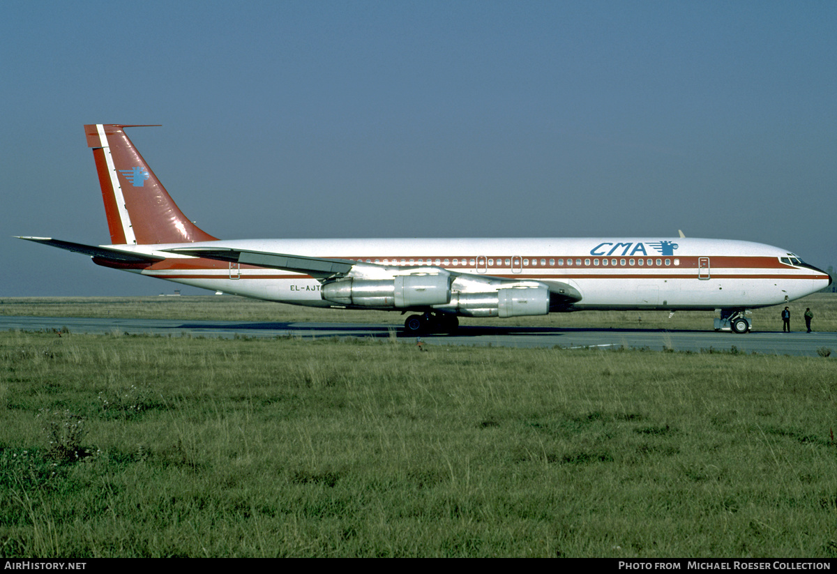 Aircraft Photo of EL-AJT | Boeing 707-344B | Cargo Moravia Airlines - CMA | AirHistory.net #539773