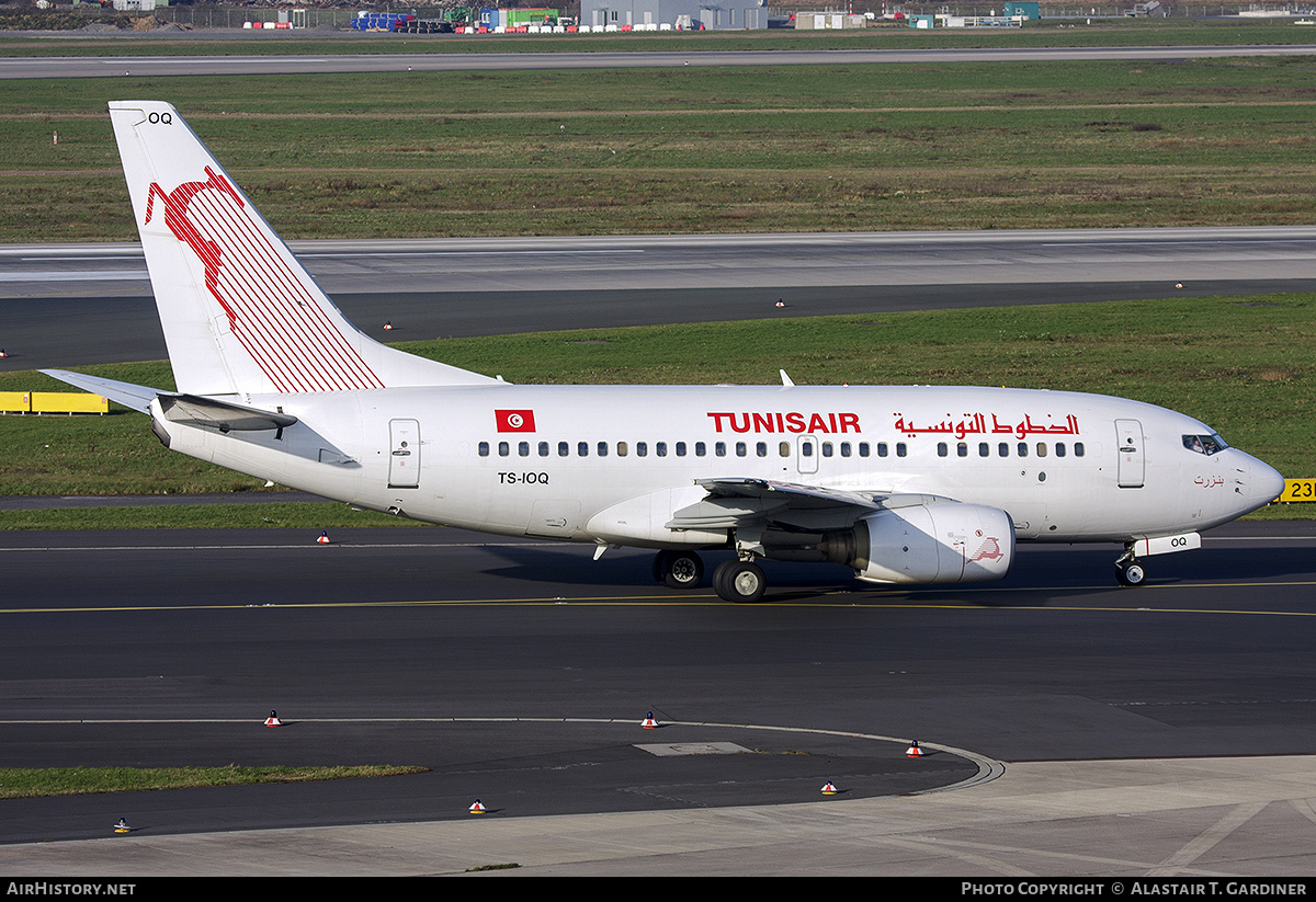 Aircraft Photo of TS-IOQ | Boeing 737-6H3 | Tunisair | AirHistory.net #539774