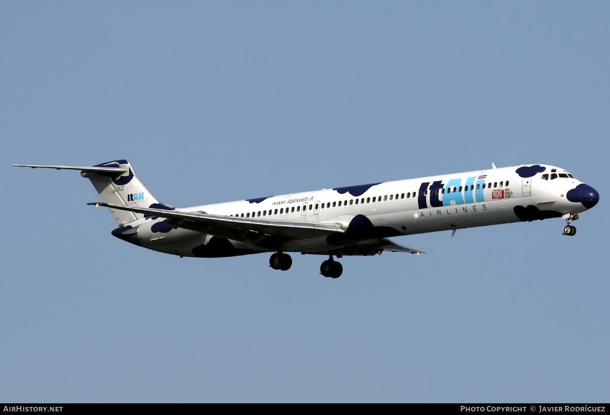 Aircraft Photo of I-DAWZ | McDonnell Douglas MD-82 (DC-9-82) | ItAli Airlines | AirHistory.net #539781