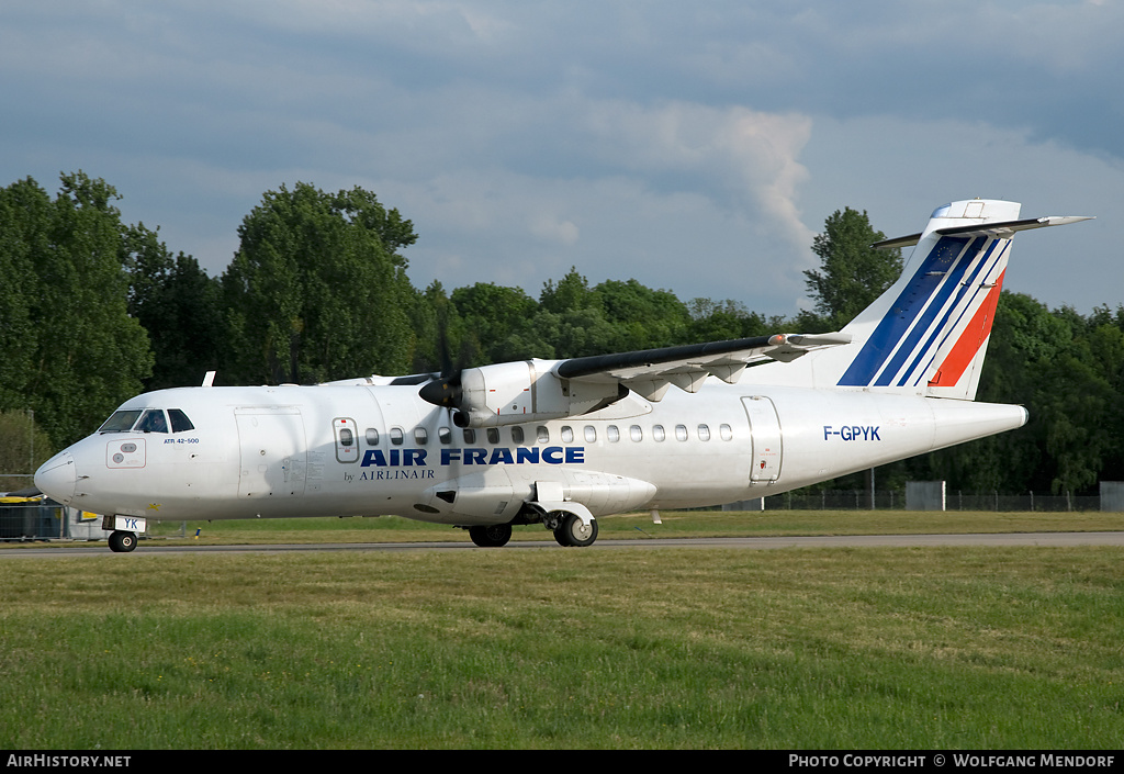 Aircraft Photo of F-GPYK | ATR ATR-42-500 | Air France | AirHistory.net #539784