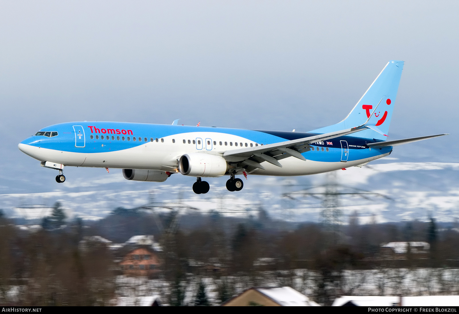 Aircraft Photo of G-TAWD | Boeing 737-8K5 | Thomson Airways | AirHistory.net #539790
