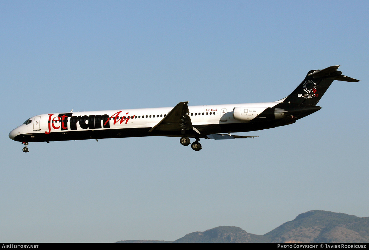 Aircraft Photo of YR-MDS | McDonnell Douglas MD-82 (DC-9-82) | JeTran Air | AirHistory.net #539801