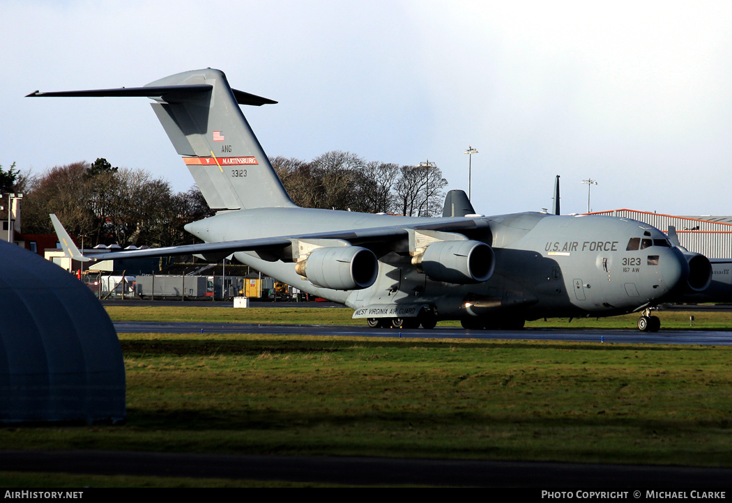 Aircraft Photo of 03-3123 / 33123 | Boeing C-17A Globemaster III | USA - Air Force | AirHistory.net #539812