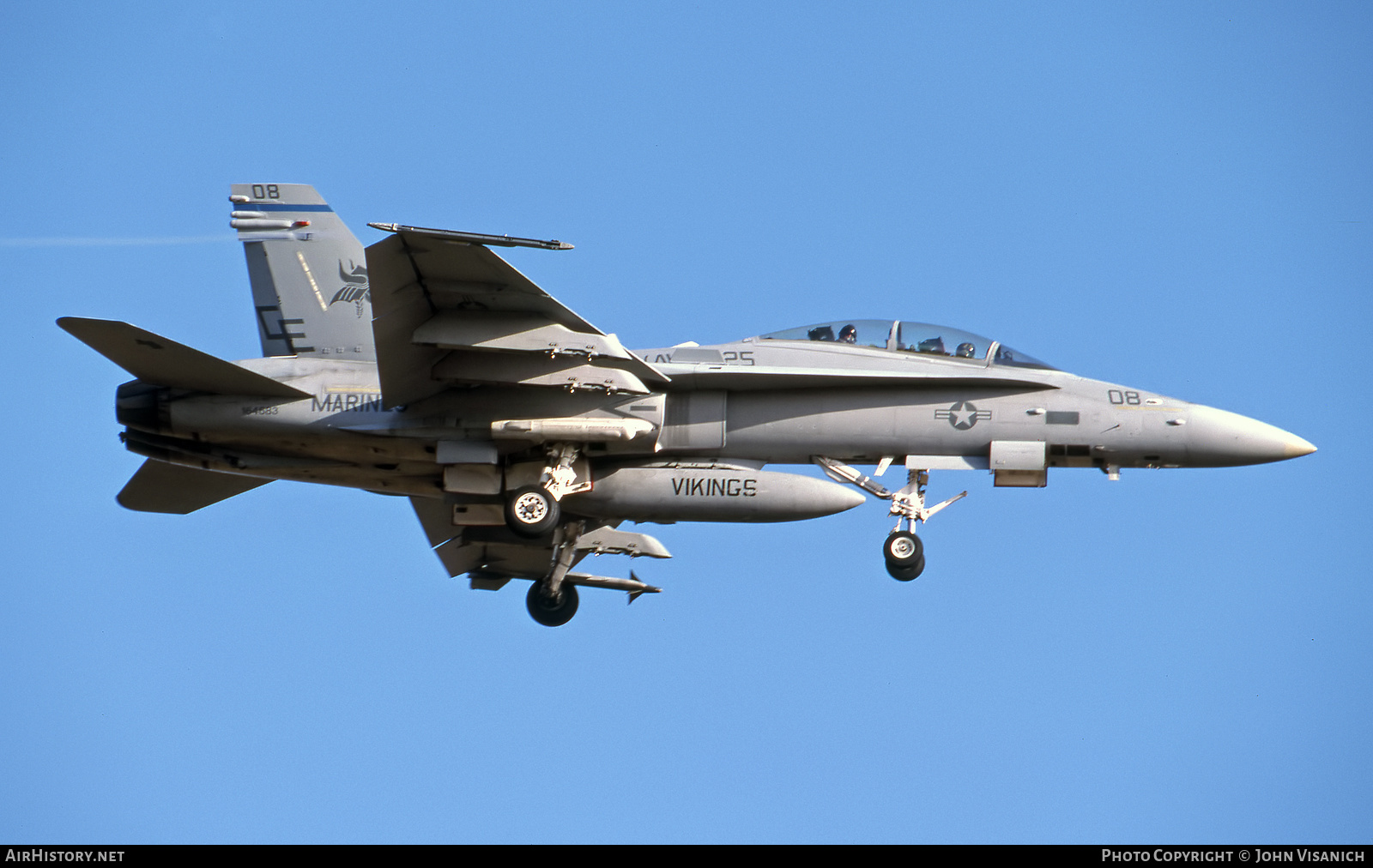 Aircraft Photo of 164683 | McDonnell Douglas F/A-18D Hornet | USA - Marines | AirHistory.net #539824