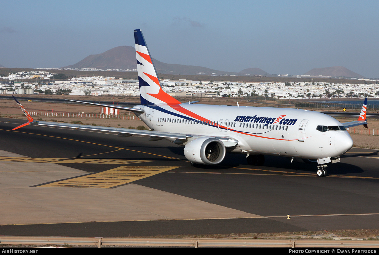 Aircraft Photo of OK-SWM | Boeing 737-8 Max 8 | Smartwings | AirHistory.net #539831