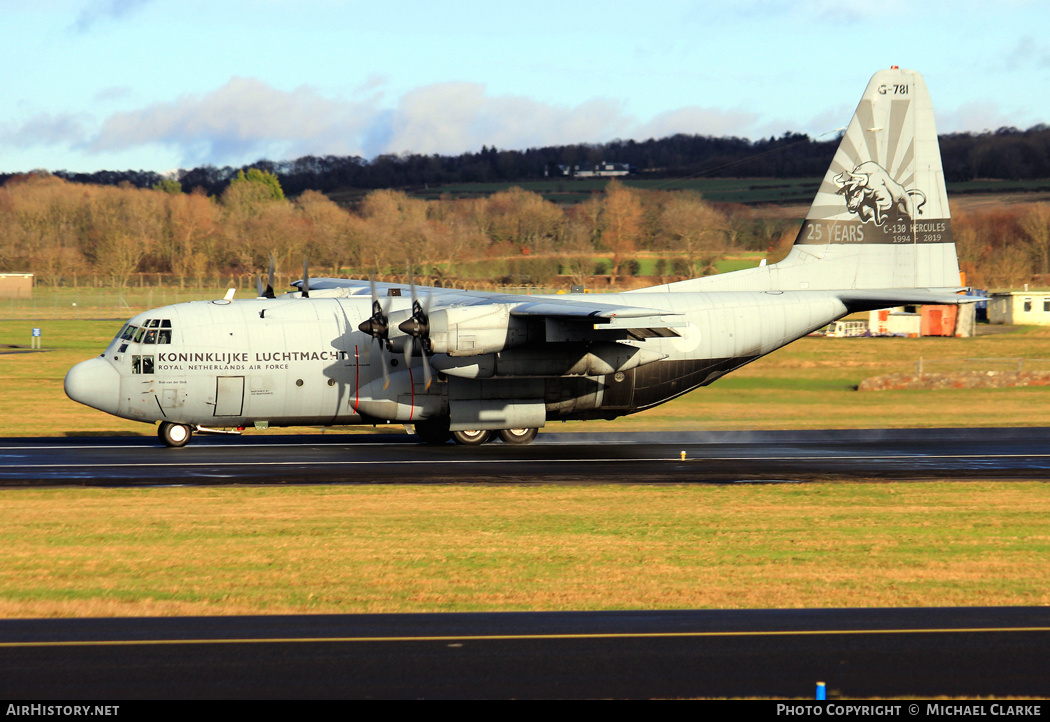 Aircraft Photo of G-781 | Lockheed C-130H Hercules | Netherlands - Air Force | 25 Years C130 Hercules 1994-2019 | AirHistory.net #539858