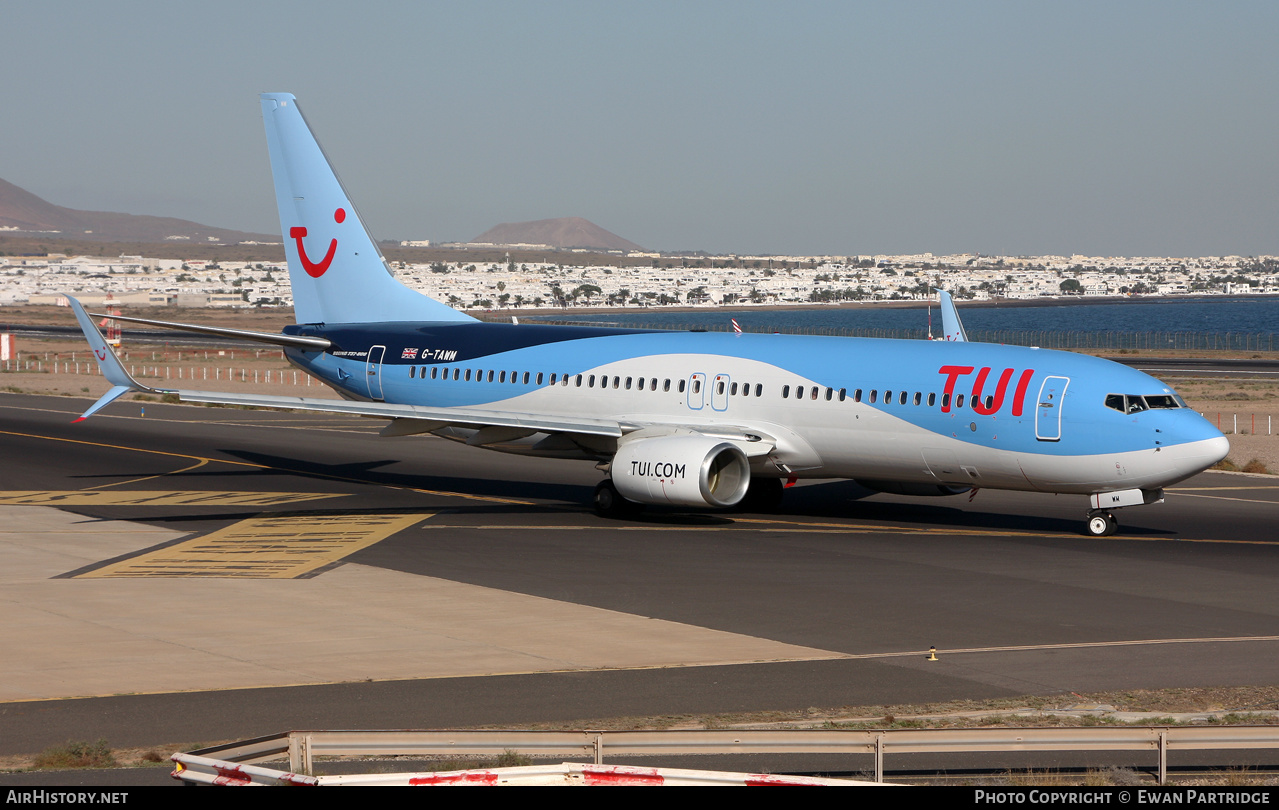 Aircraft Photo of G-TAWM | Boeing 737-8K5 | TUI | AirHistory.net #539891
