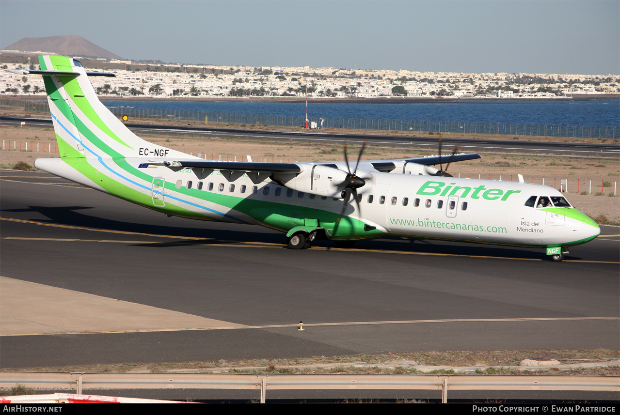 Aircraft Photo of EC-NGF | ATR ATR-72-600 (ATR-72-212A) | Binter Canarias | AirHistory.net #539920