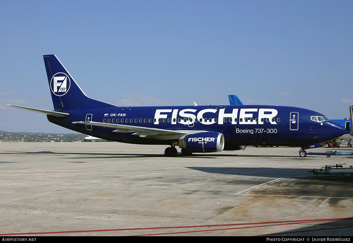 Aircraft Photo of OK-FAN | Boeing 737-33A | Fischer Air | AirHistory.net #539925