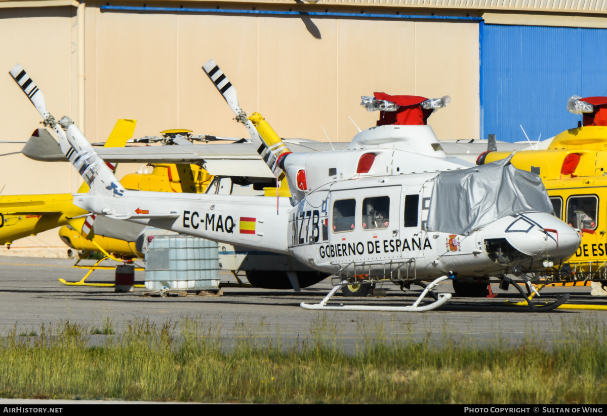 Aircraft Photo of EC-MAQ | Bell 412 | Gobierno de España | AirHistory.net #539939