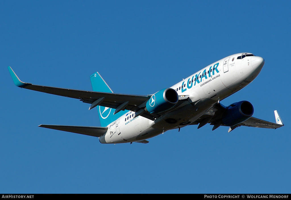 Aircraft Photo of LX-LGQ | Boeing 737-7C9 | Luxair | AirHistory.net #539946