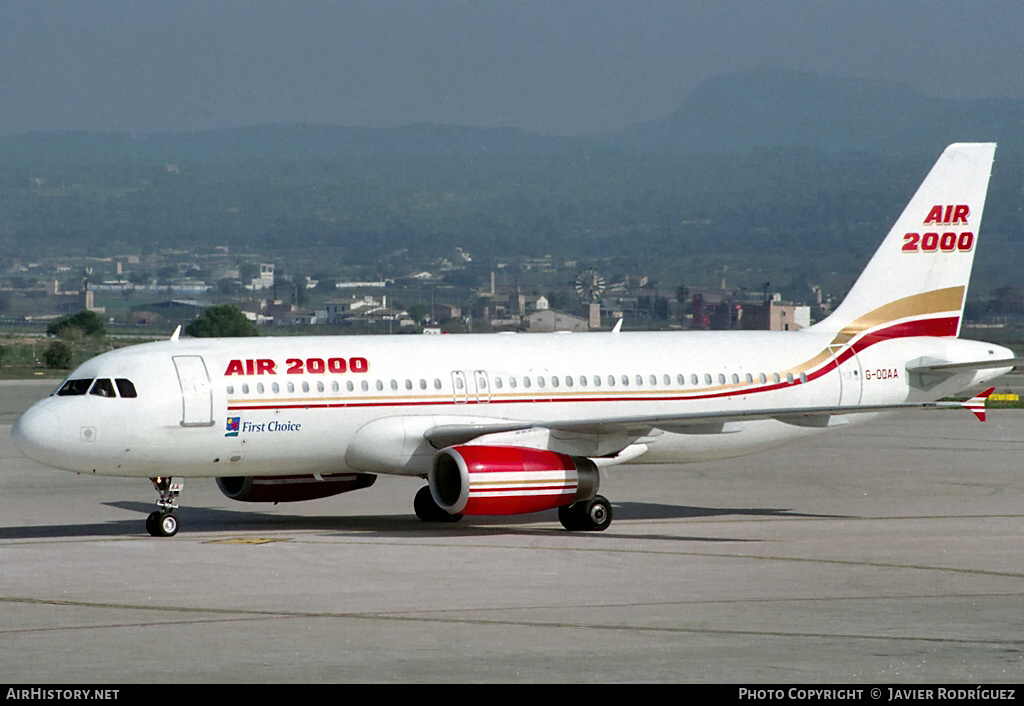 Aircraft Photo of G-OOAA | Airbus A320-231 | Air 2000 | AirHistory.net #539958