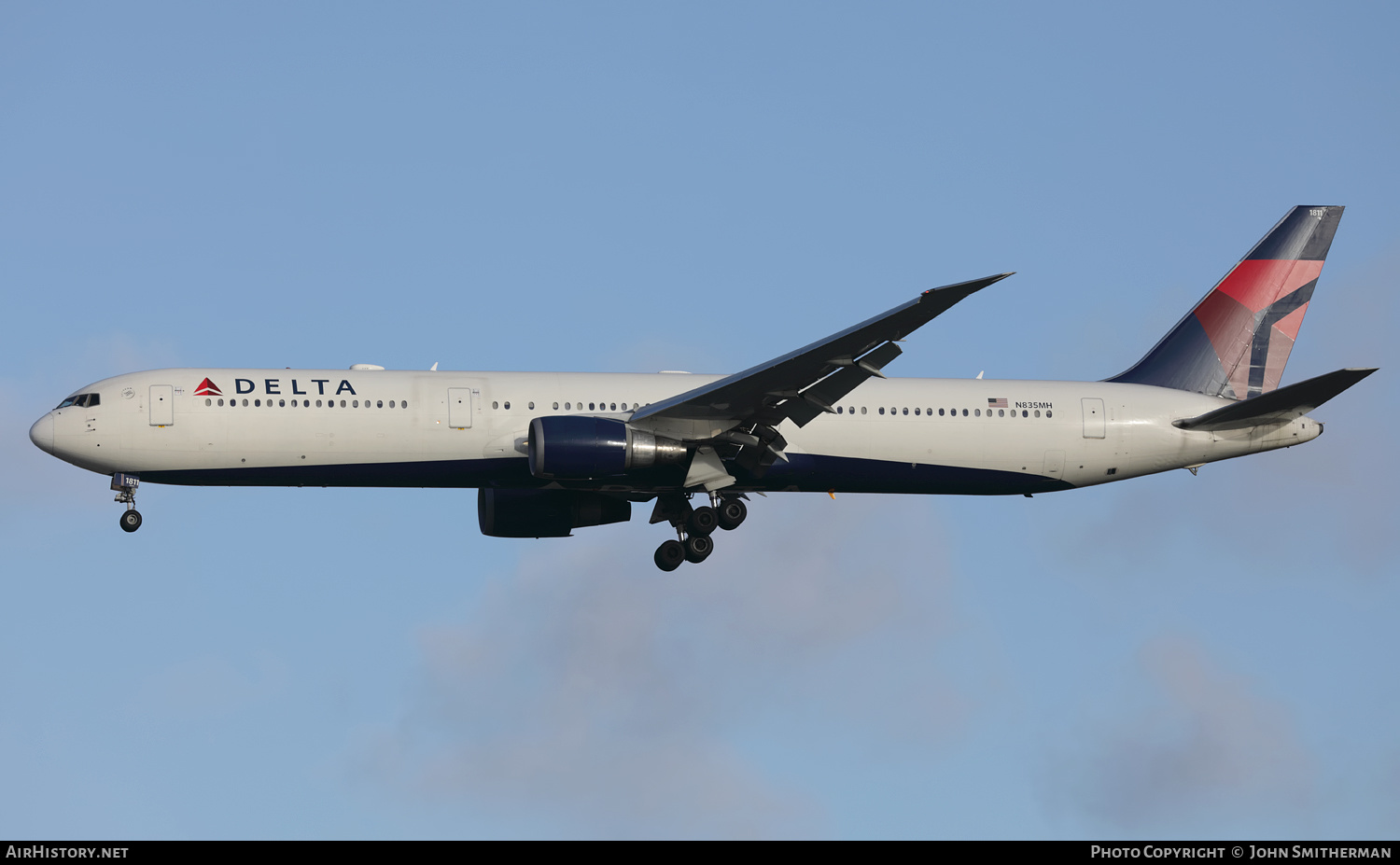 Aircraft Photo of N835MH | Boeing 767-432/ER | Delta Air Lines | AirHistory.net #539971