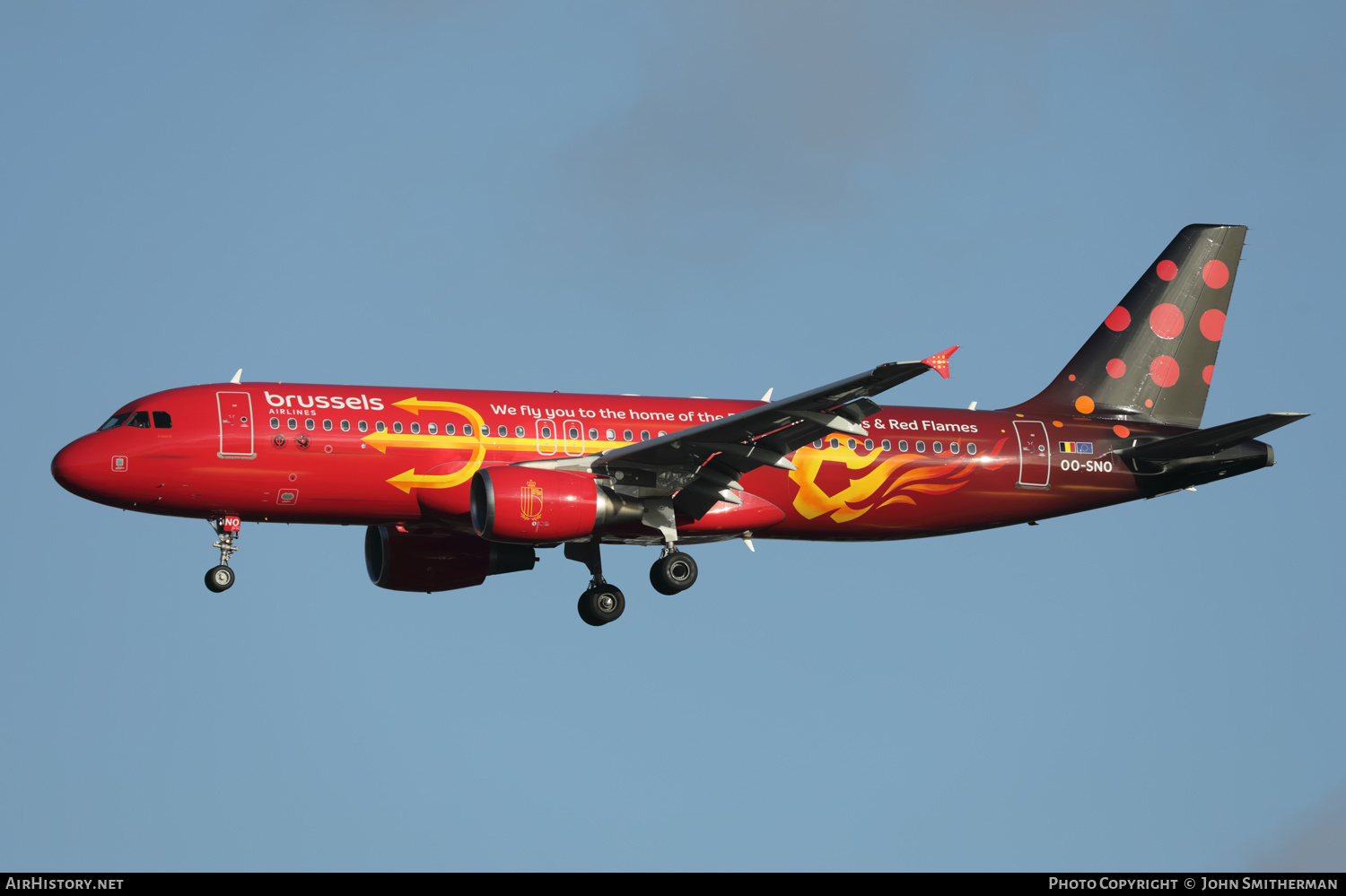 Aircraft Photo of OO-SNO | Airbus A320-216 | Brussels Airlines | AirHistory.net #539982