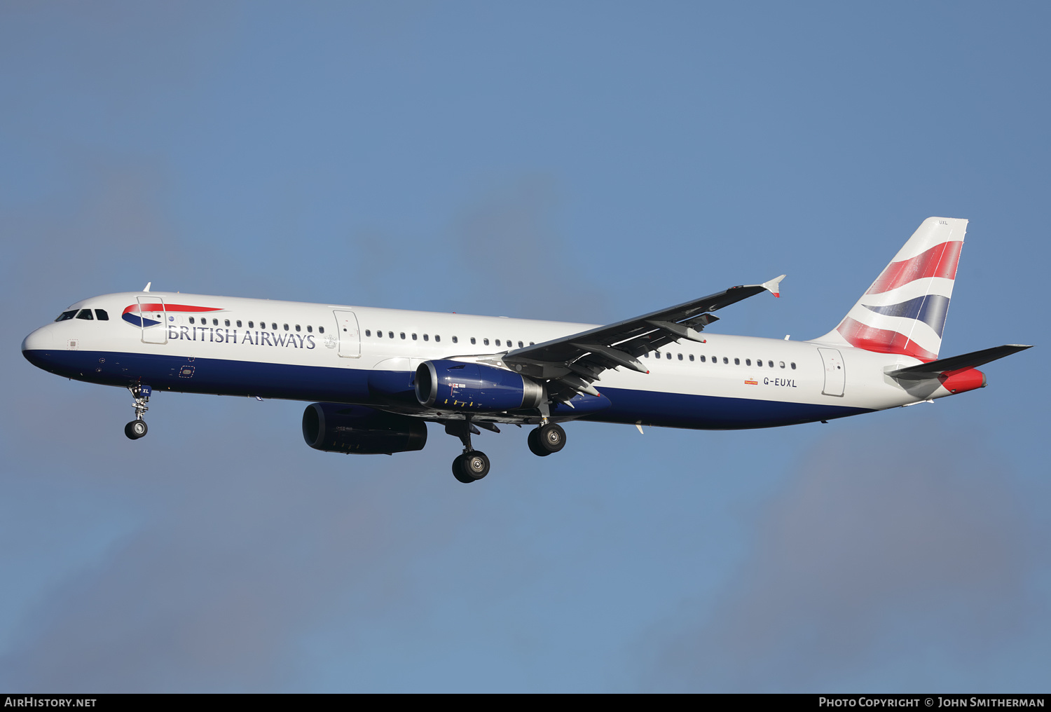 Aircraft Photo of G-EUXL | Airbus A321-231 | British Airways | AirHistory.net #539997