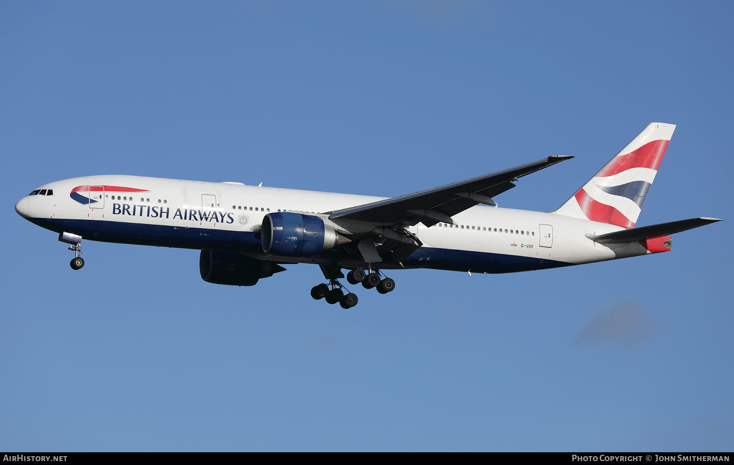 Aircraft Photo of G-VIIY | Boeing 777-236/ER | British Airways | AirHistory.net #540011
