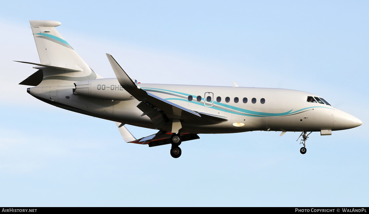 Aircraft Photo of OO-GHE | Dassault Falcon 2000EX | AirHistory.net #540013