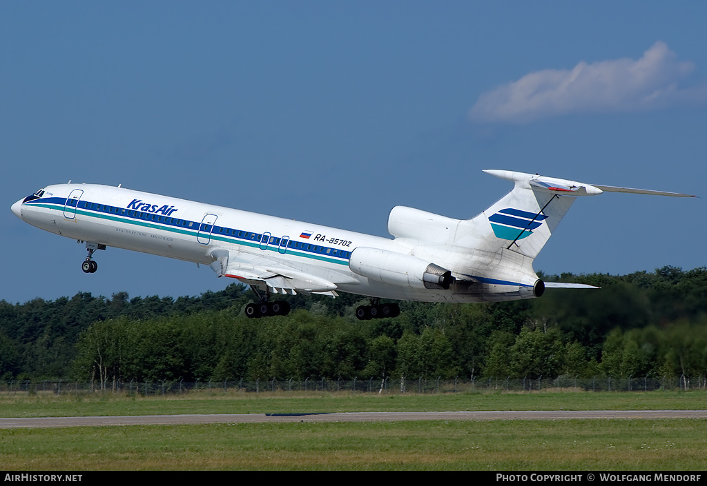 Aircraft Photo of RA-85702 | Tupolev Tu-154M | Kras Air | AirHistory.net #540020