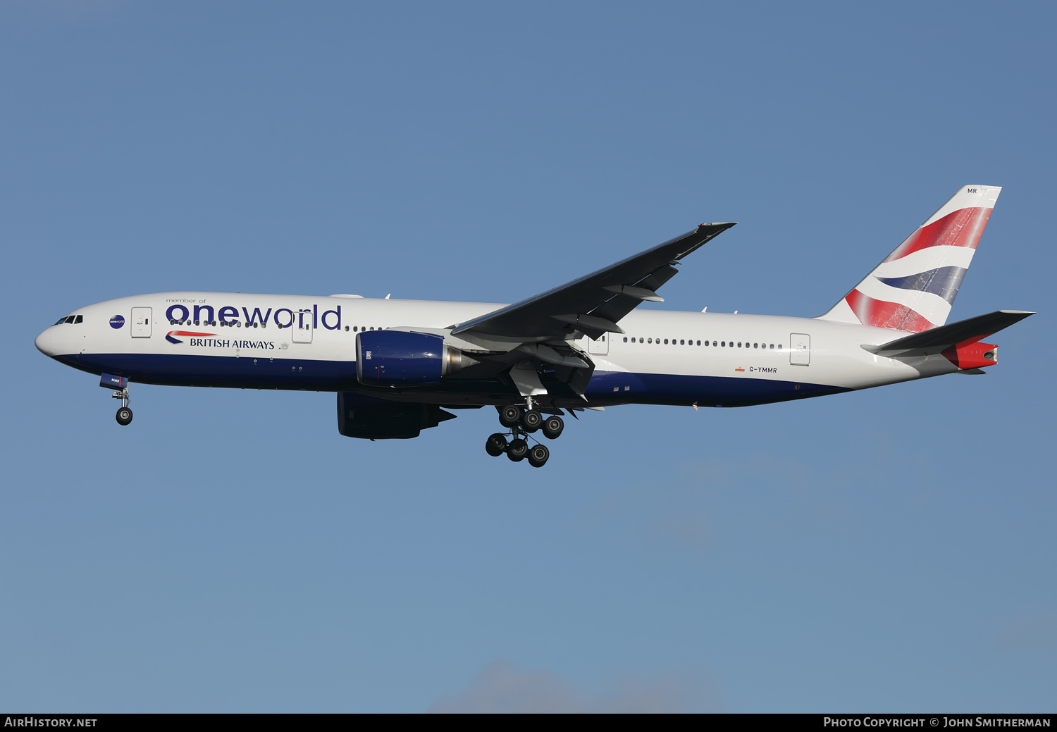 Aircraft Photo of G-YMMR | Boeing 777-236/ER | British Airways | AirHistory.net #540040