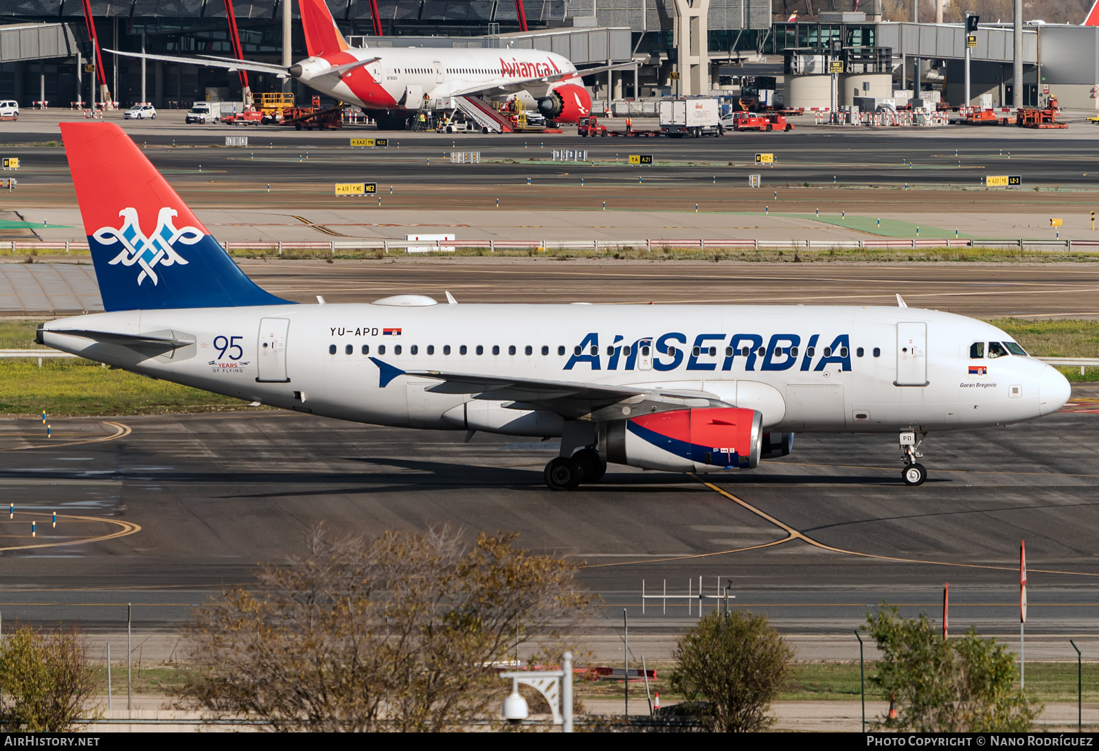 Aircraft Photo of YU-APD | Airbus A319-132 | Air Serbia | AirHistory.net #540043