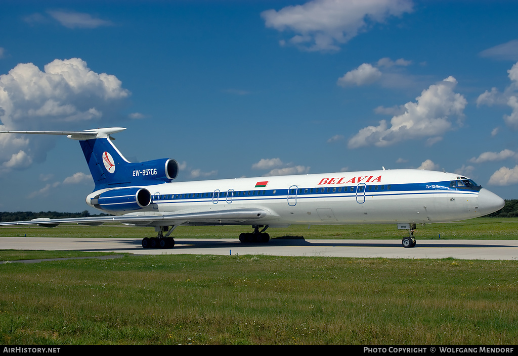 Aircraft Photo of EW-85706 | Tupolev Tu-154M | Belavia | AirHistory.net #540050