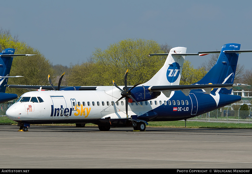 Aircraft Photo of OE-LID | ATR ATR-72-600 (ATR-72-212A) | InterSky | AirHistory.net #540058