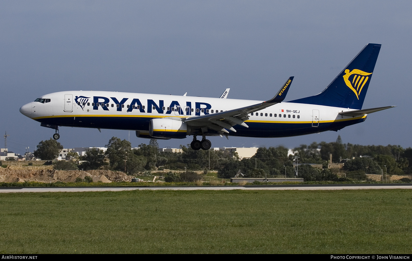 Aircraft Photo of 9H-QEJ | Boeing 737-800 | Ryanair | AirHistory.net #540086