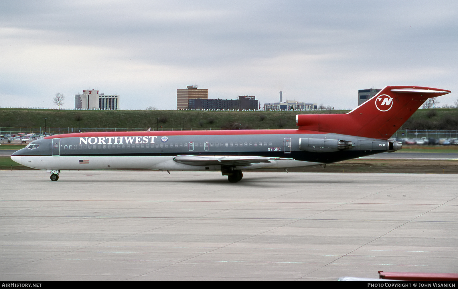 Aircraft Photo of N715RC | Boeing 727-2S7/Adv | Northwest Airlines | AirHistory.net #540100