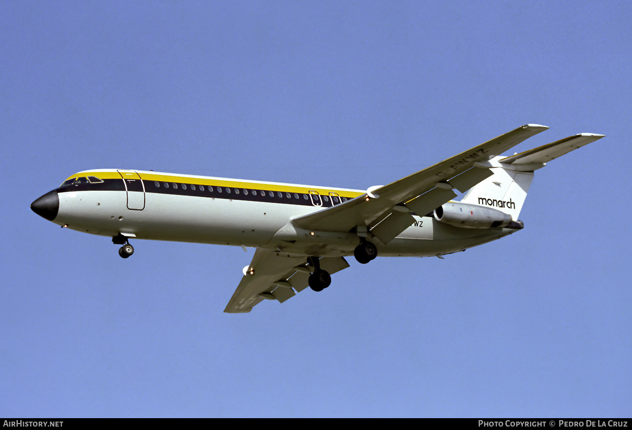 Aircraft Photo of G-AWWZ | BAC 111-509EW One-Eleven | Monarch Airlines | AirHistory.net #540116