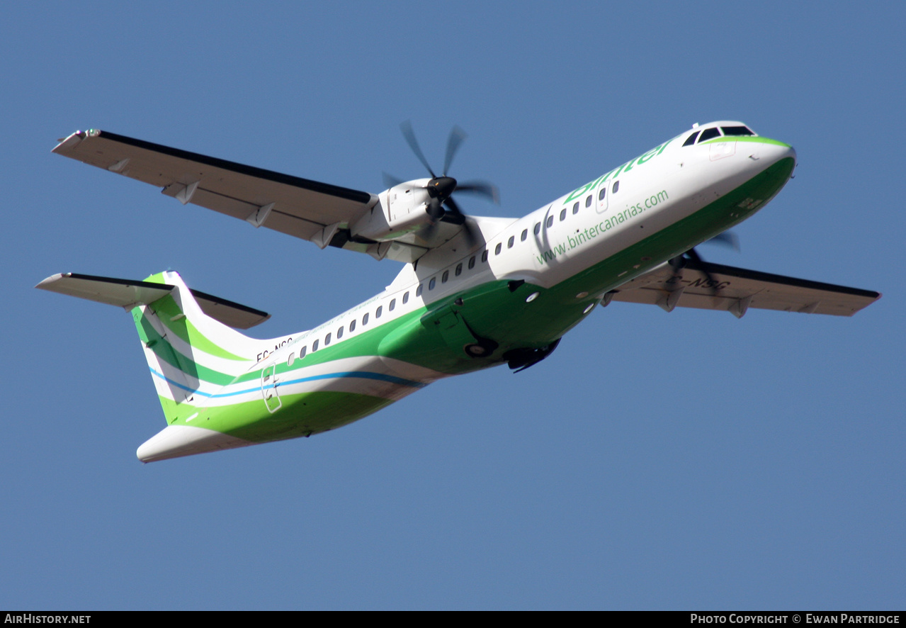 Aircraft Photo of EC-NSG | ATR ATR-72-600 (ATR-72-212A) | Binter Canarias | AirHistory.net #540117