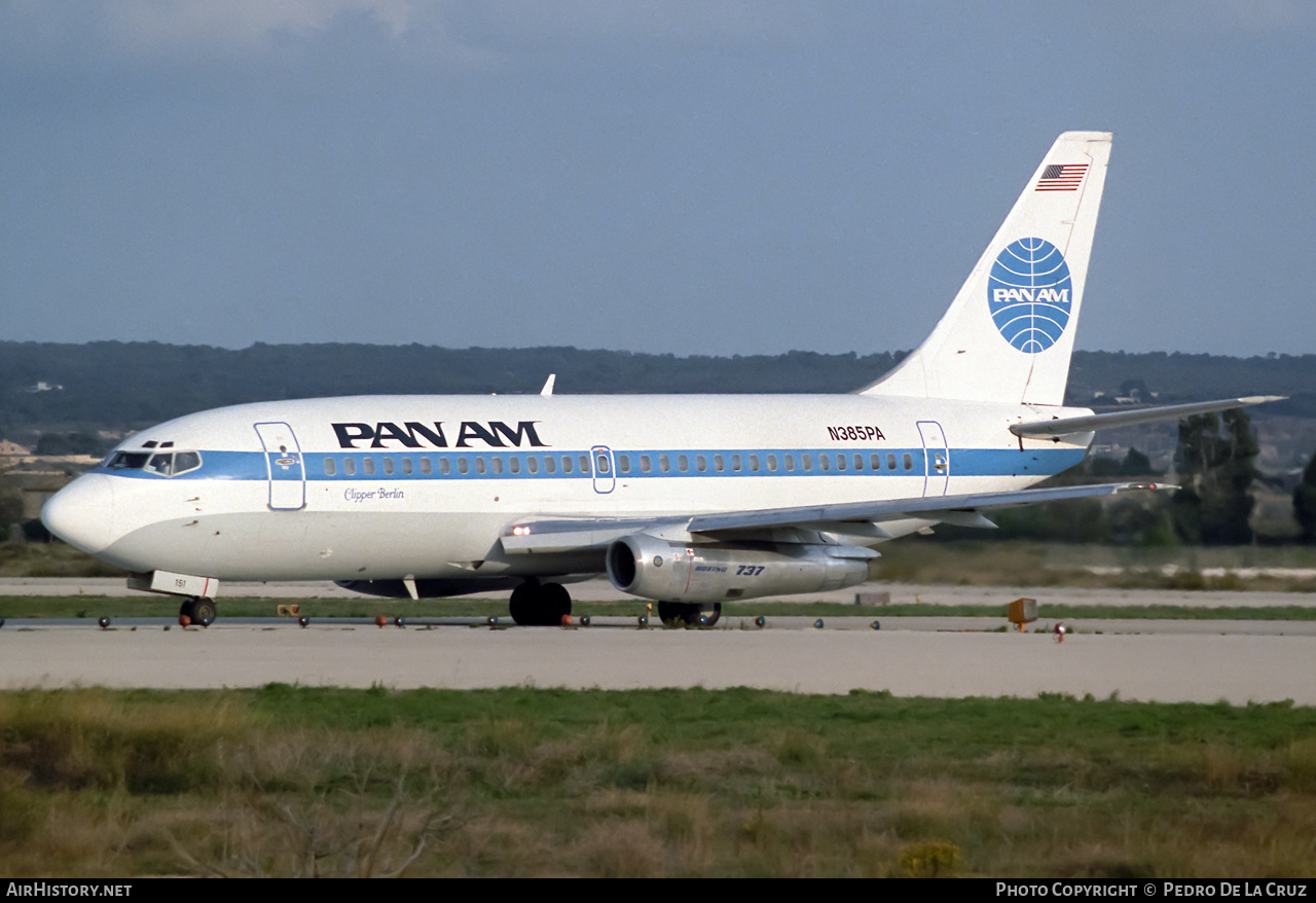 Aircraft Photo of N385PA | Boeing 737-2Q9/Adv | Pan American World Airways - Pan Am | AirHistory.net #540128