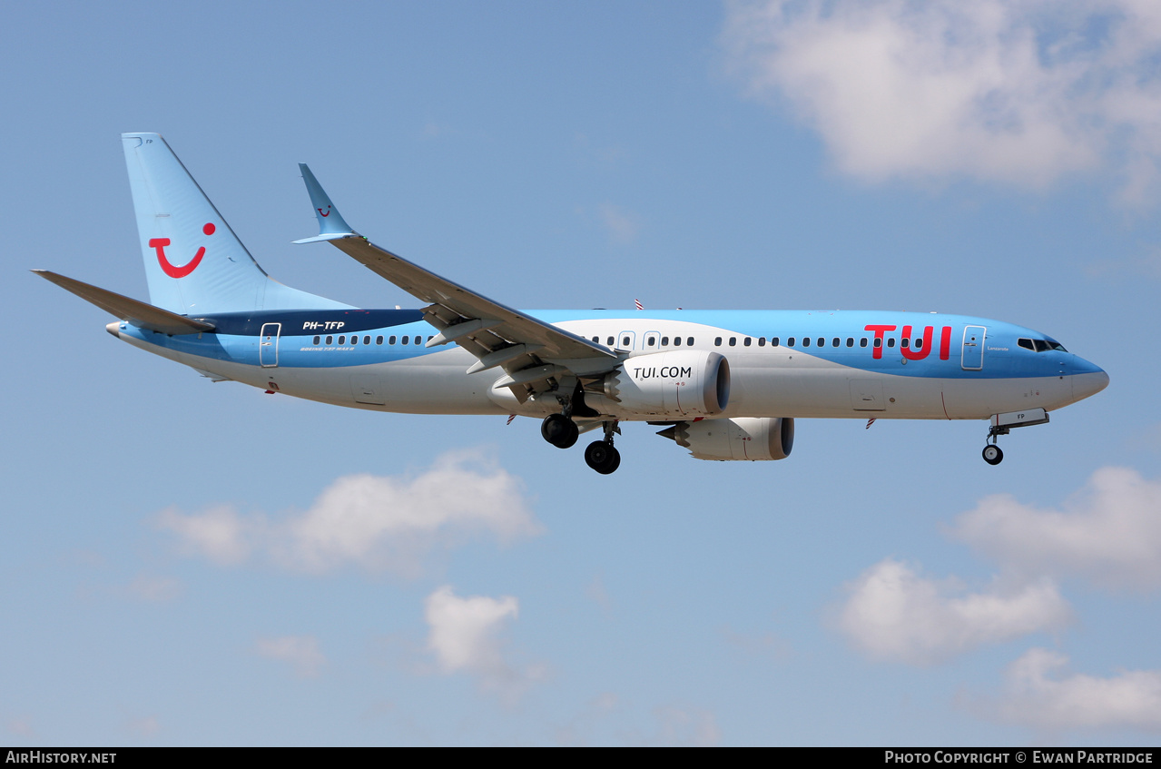 Aircraft Photo of PH-TFP | Boeing 737-8 Max 8 | TUI | AirHistory.net #540134