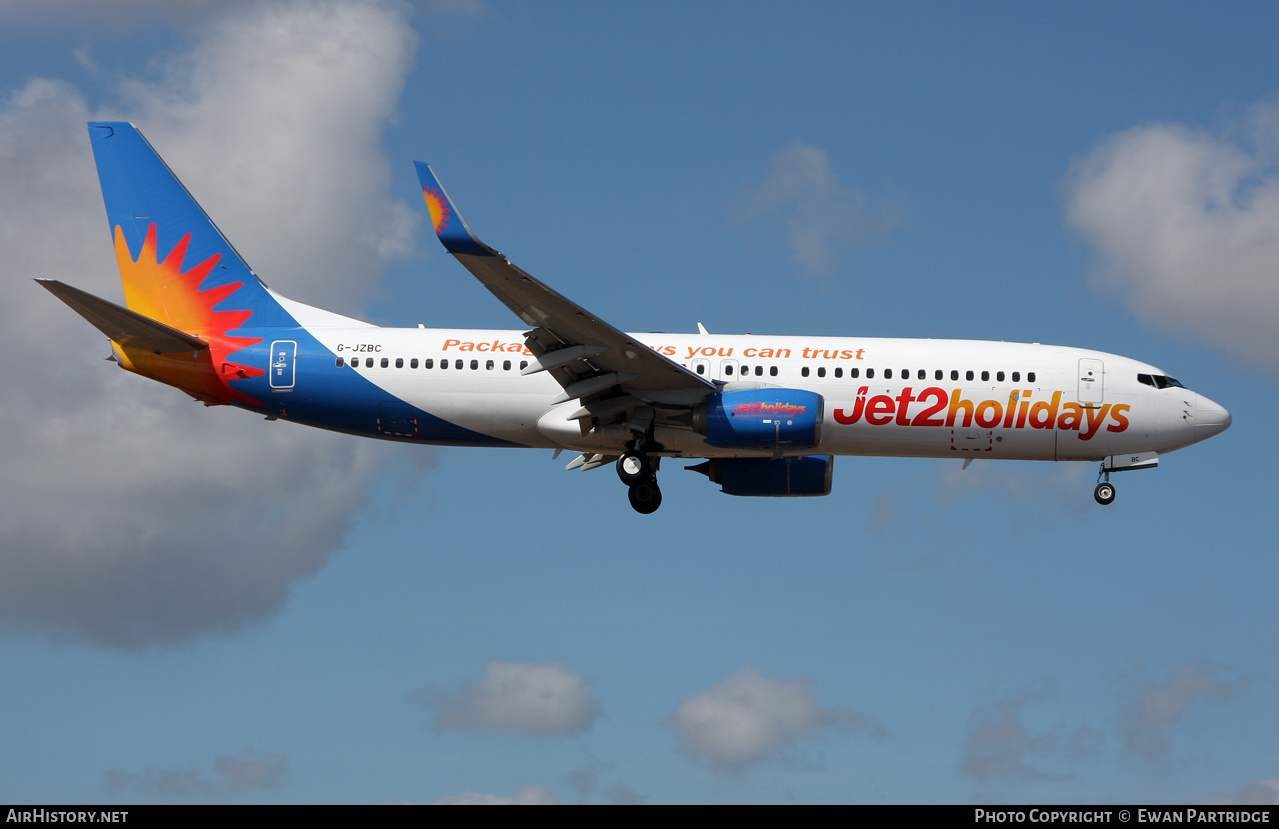 Aircraft Photo of G-JZBC | Boeing 737-800 | Jet2 Holidays | AirHistory.net #540143