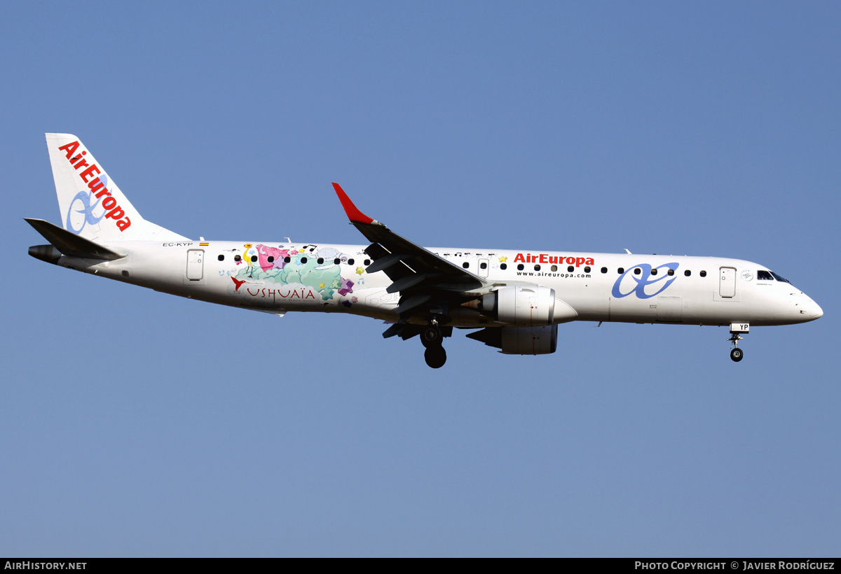Aircraft Photo of EC-KYP | Embraer 195LR (ERJ-190-200LR) | Air Europa | AirHistory.net #540168