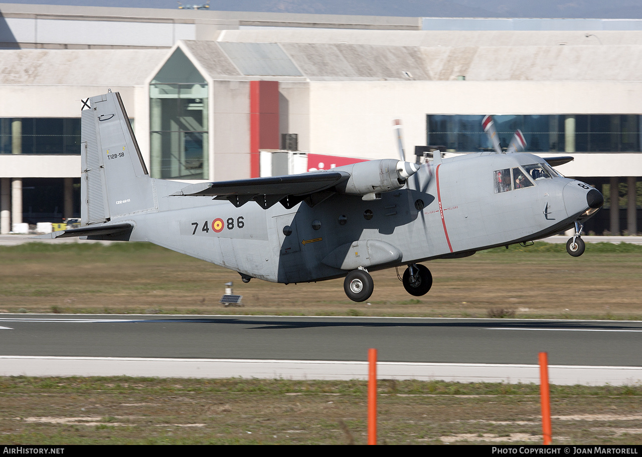 Aircraft Photo of T.12B-58 | CASA C-212-100 Aviocar | Spain - Air Force | AirHistory.net #540169