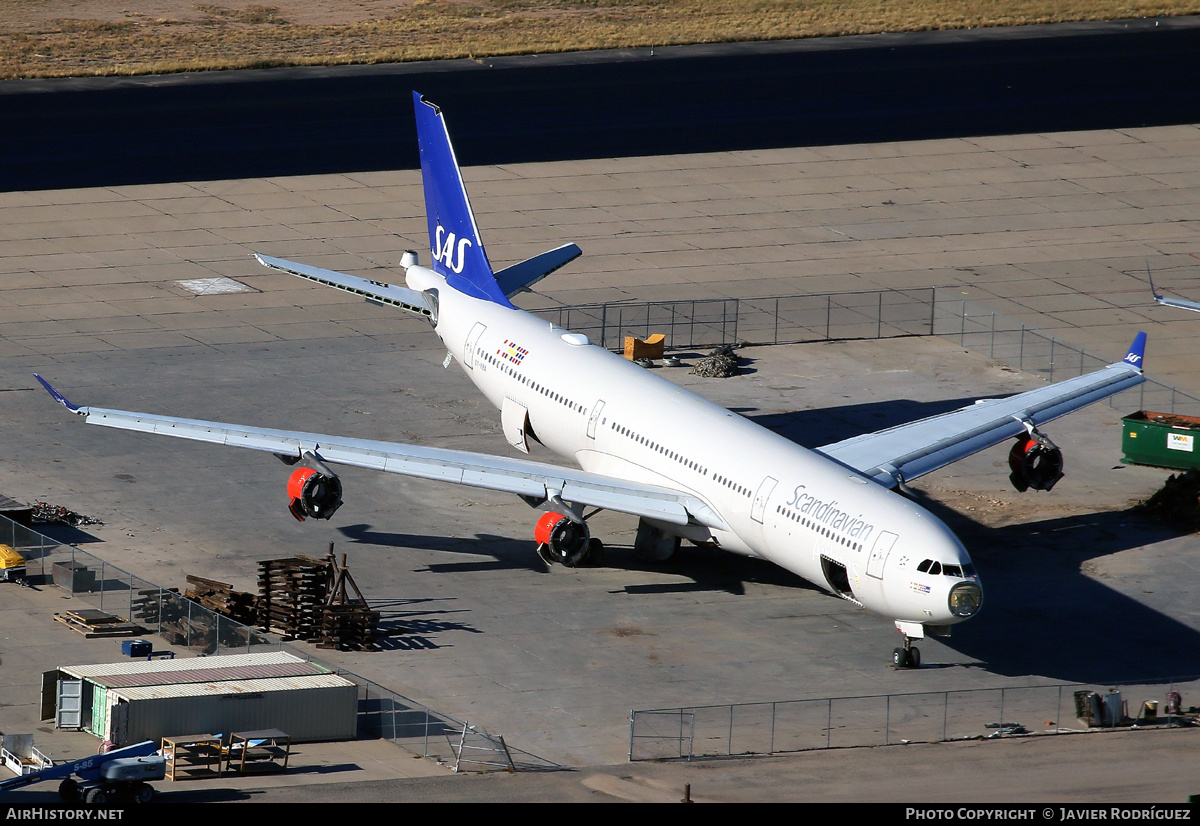 Aircraft Photo of OY-KBA | Airbus A340-313X | Scandinavian Airlines - SAS | AirHistory.net #540174
