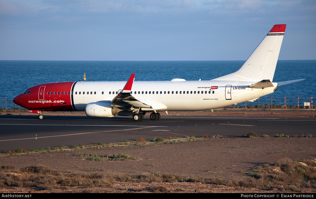 Aircraft Photo of LN-ENM | Boeing 737-8JP | Norwegian | AirHistory.net #540208