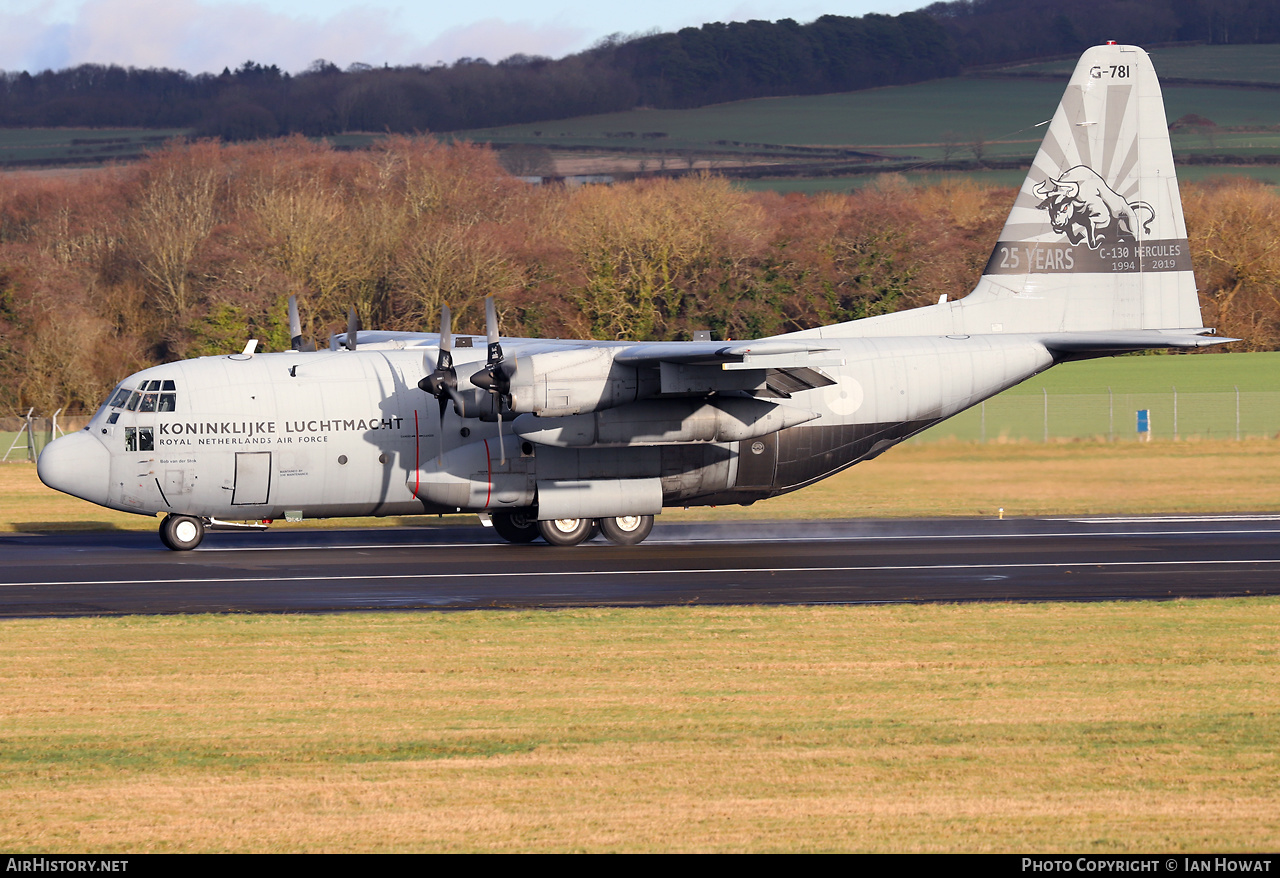 Aircraft Photo of G-781 | Lockheed C-130H Hercules | Netherlands - Air Force | AirHistory.net #540224