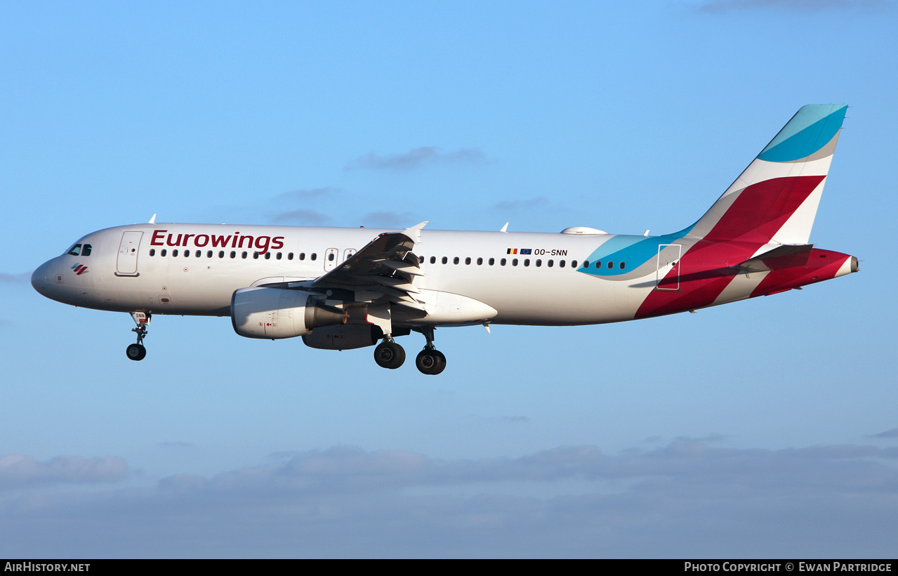 Aircraft Photo of OO-SNN | Airbus A320-214 | Eurowings | AirHistory.net #540253