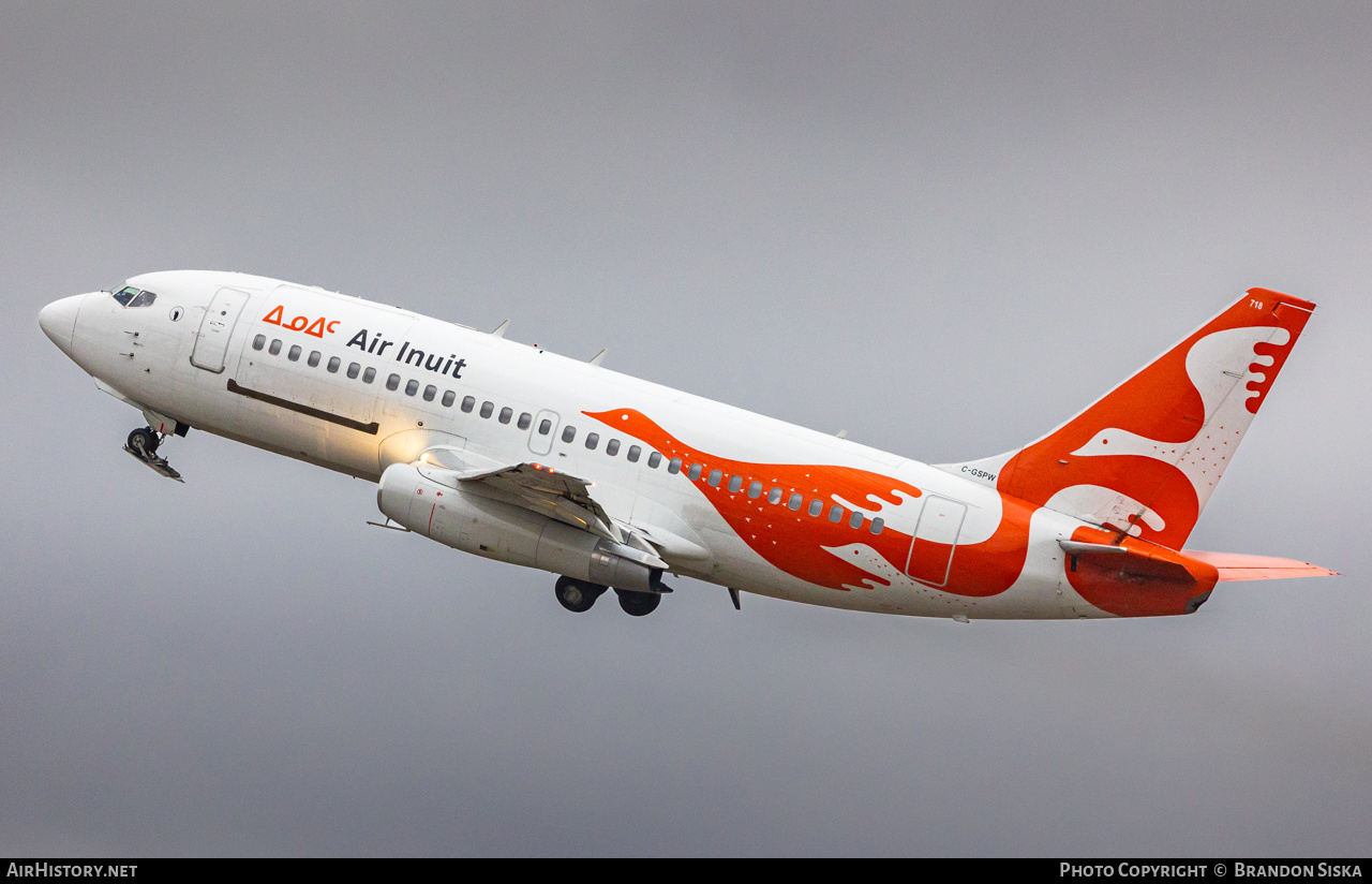 Aircraft Photo of C-GSPW | Boeing 737-275C/Adv | Air Inuit | AirHistory.net #540263