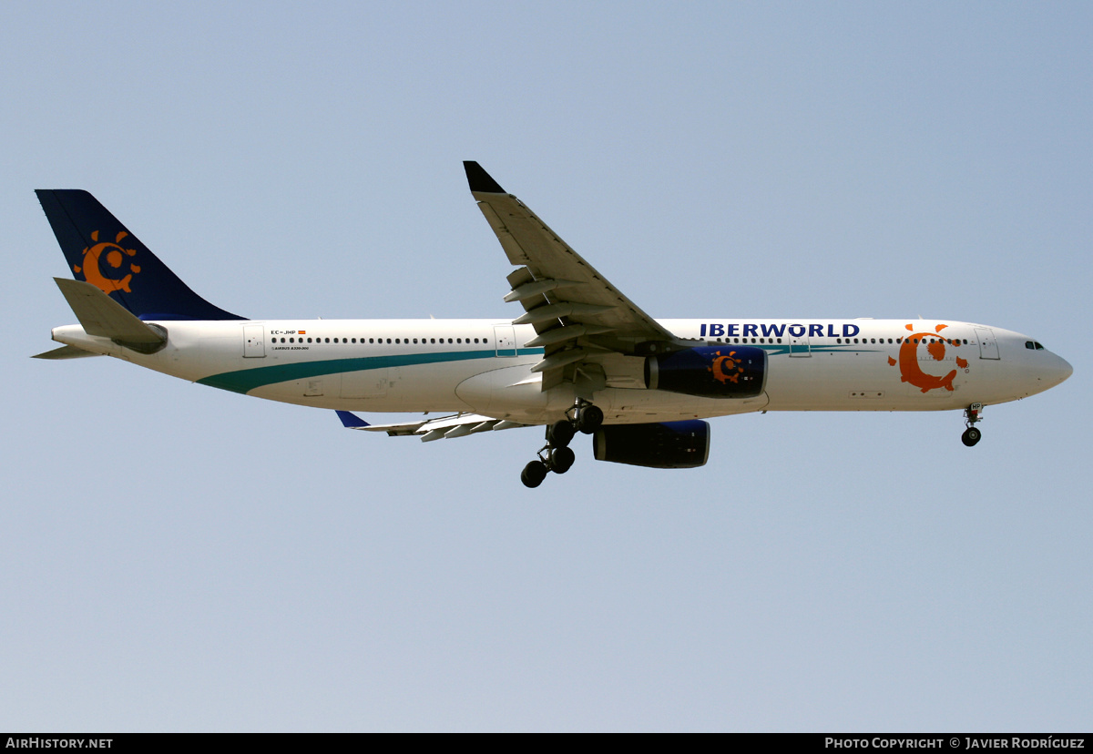 Aircraft Photo of EC-JHP | Airbus A330-343E | Iberworld Airlines | AirHistory.net #540278